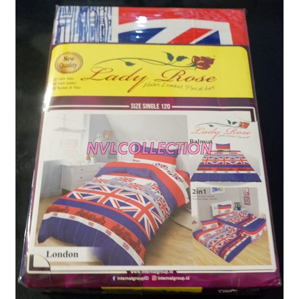 Sprei Lady Rose Single 120x200 LONDON