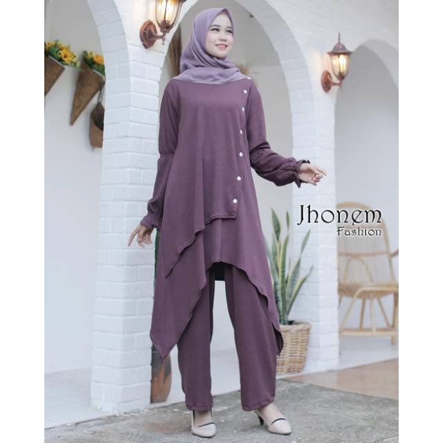 Jamia set celana elegan remaja modis gaul branded