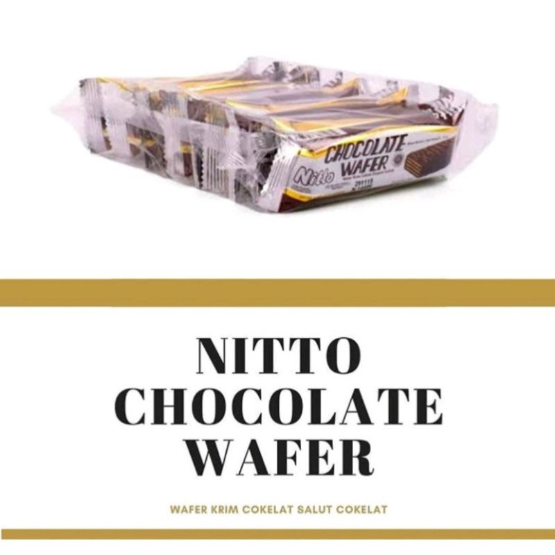 

Gooku 28 Store (Pack) Wafer Nitto Cokelat 10 Pcs