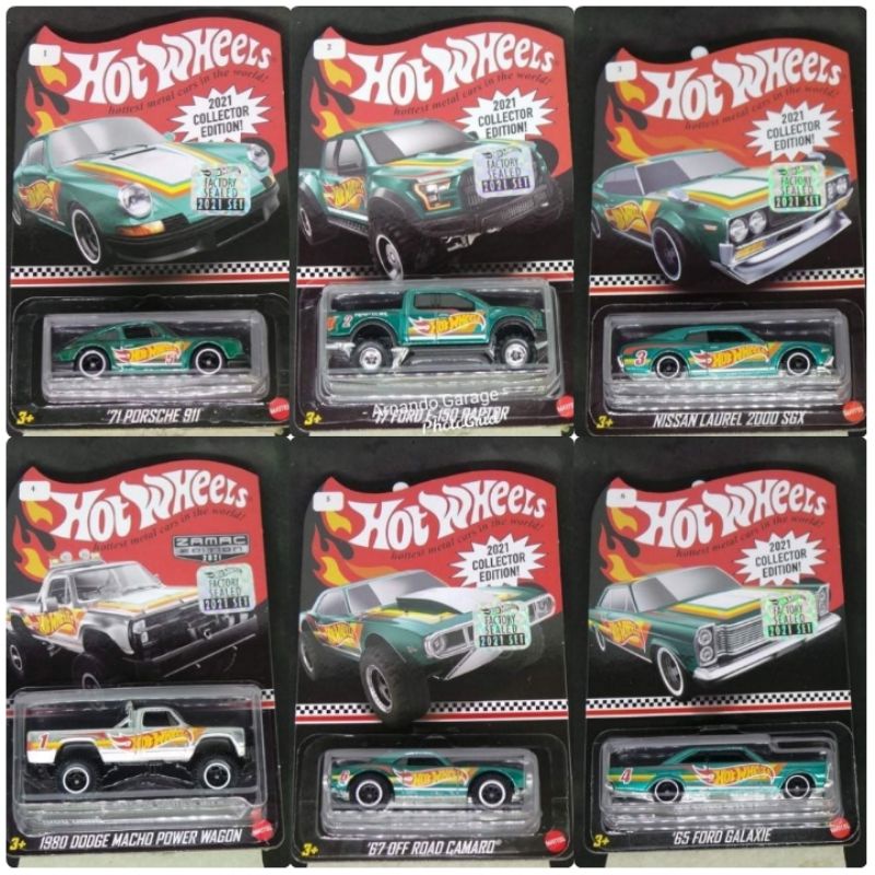 Hot Wheels MAIL IN FACTORY SEALED FS 2021 71 porsche 911 17 ford f150 raptor nissan laurel 2000 sgx offroad camaro dodge macho power wagon 65 ford galaxie