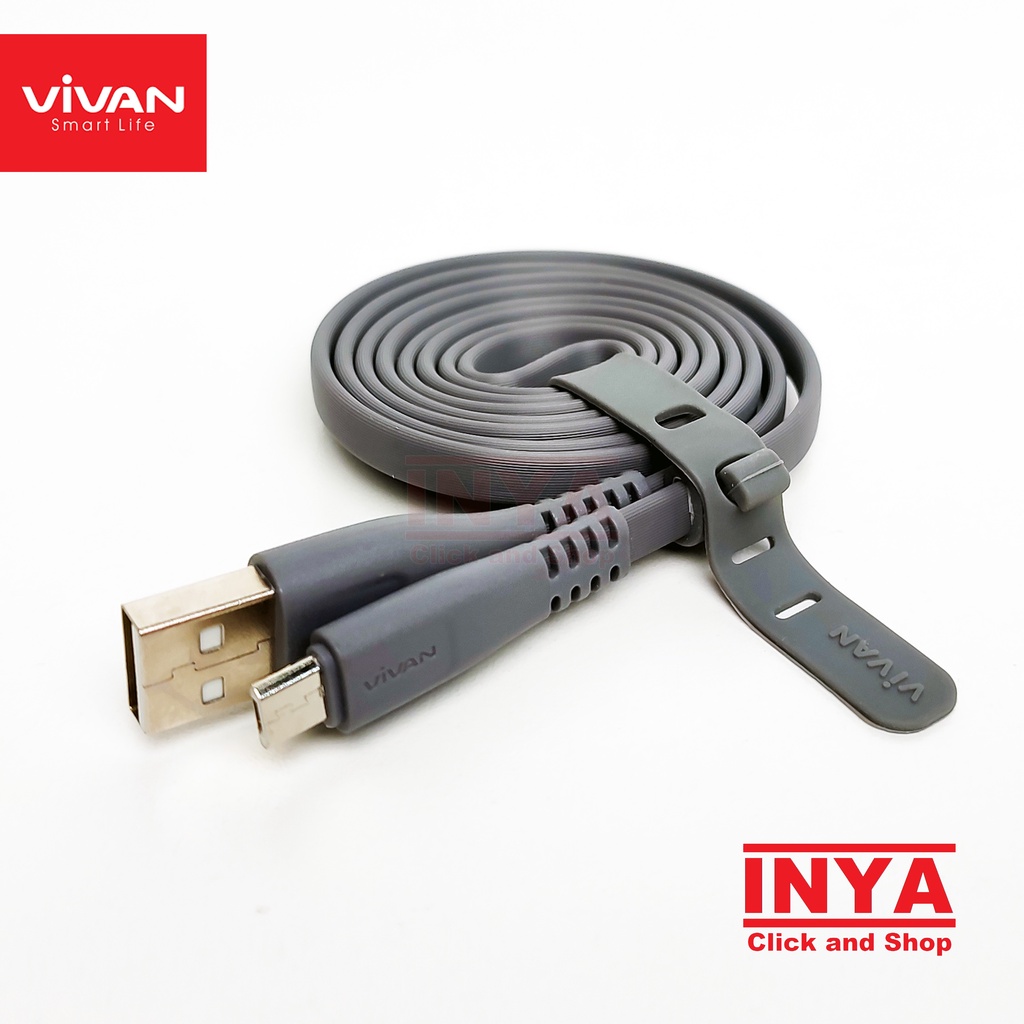 VIVAN MICRO USB 2.1A DATA CABLE 100cm - Kabel Data