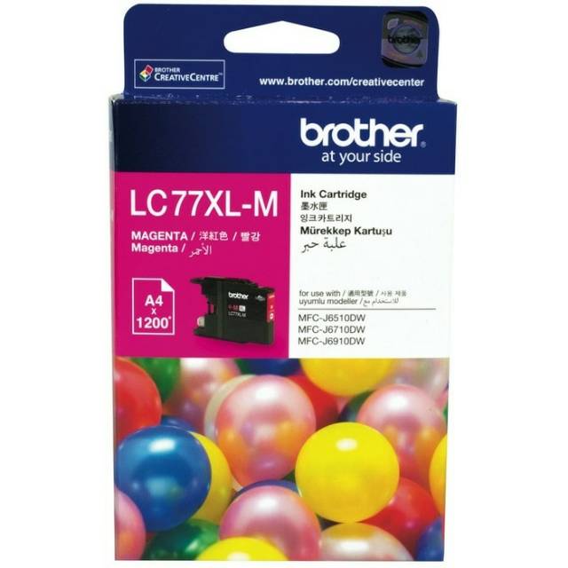 Brother LC-77 XL Magenta Ink Cartridge Original