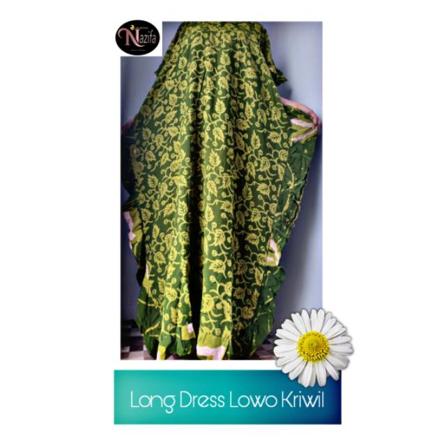 SALE TERMURAH HABISKAN STOCK Daster Jumbo Long Dress Lowo Kriwil Batik Cetak ORIGINAL  Talita