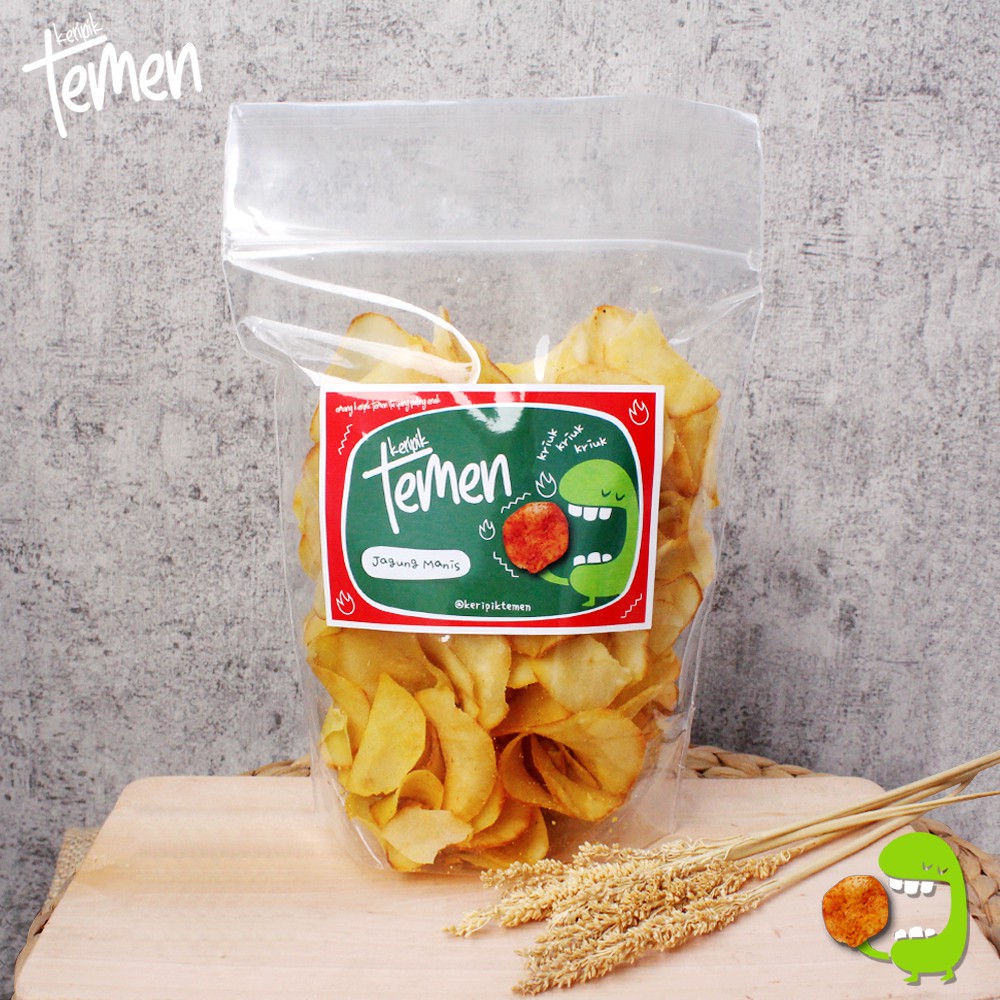 

Keripik Singkong Rasa Jagung Manis 250gr Ala Keripik Temen