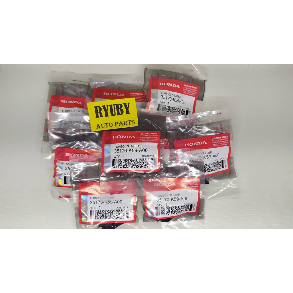 Tombol Stater Switch Starter Honda Vario 150 LED K59/KWW