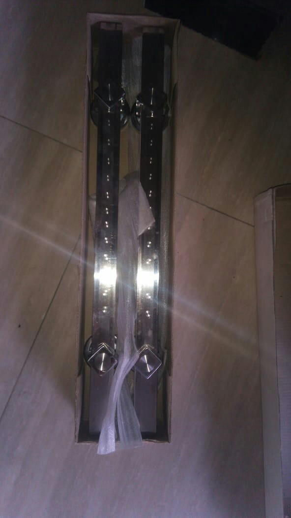 Handle Pintu Rumah Panjang 45 Cm Tarikan Pintu Kotak Gagang Pintu Grafir Kunci Pintu Spongbob