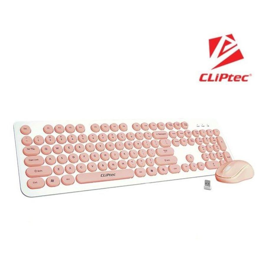 Keyboard mouse wireless cliptec young air rzk340 combo colour original - Clptec rzk340