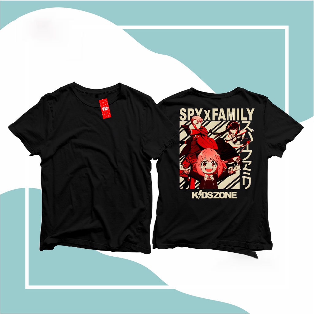 OVERSIZE TSHIRT SPY x FAMILY I Atasan Anime Jepang Anak Dewasa Wanita Pria Unisex Oversize Jumbo Bigsize