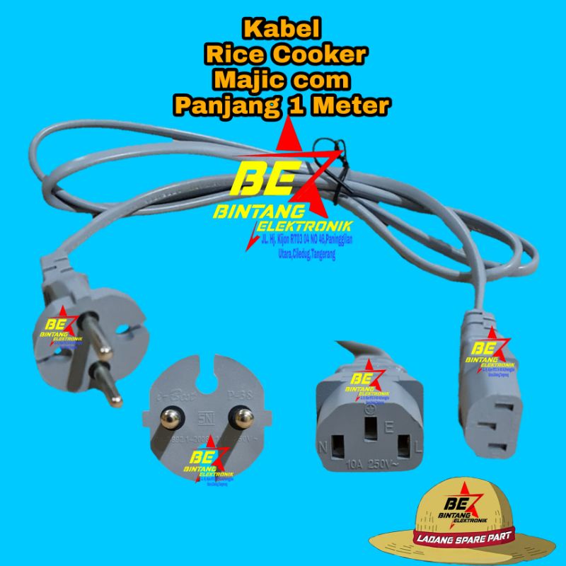 KABEL RICE COOKER COLOKAN MAGIC JAR KABEL MAGIC COM COLOKAN RICECOOKER