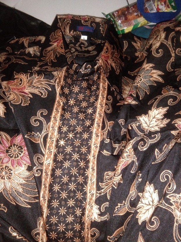 Daliyu Kemeja Batik Formal Pria Lengan Panjang Couple / M L Xl Xxl