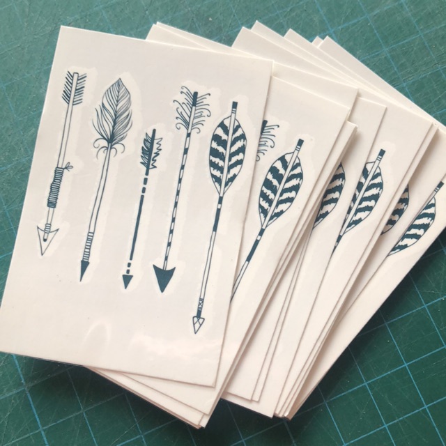 

POTATOO Arrow tattoo sticker