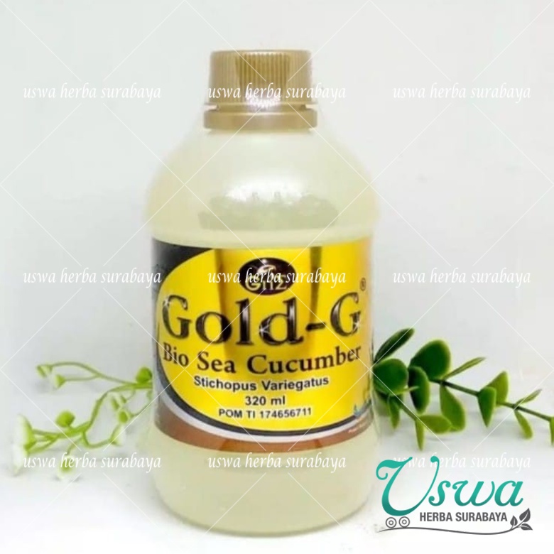 MURNI 100% Jelly Gamat Gold G 320ml Jelly Ekstrak Teripang Gamat Emas Organik Herbal Ori BPOM