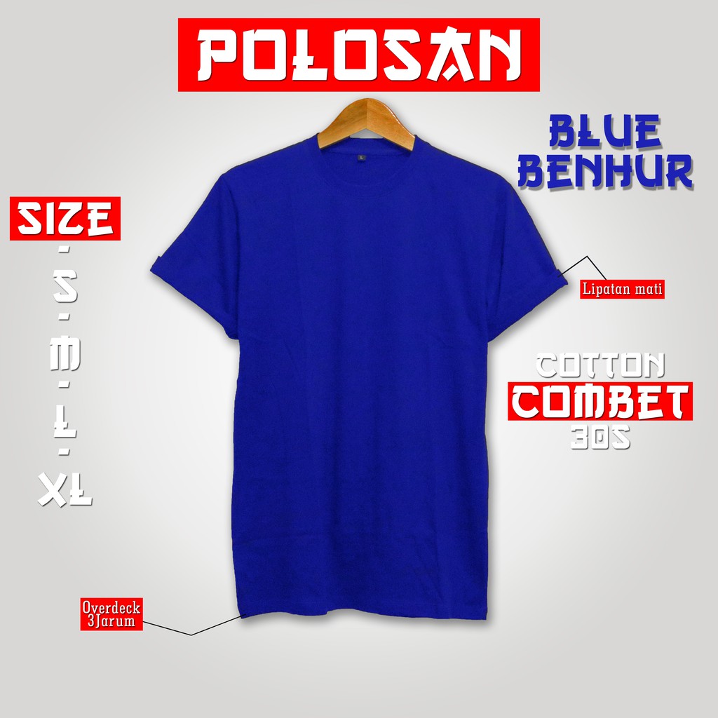 Kaos polos pabrikan distro 30s lengan lipat