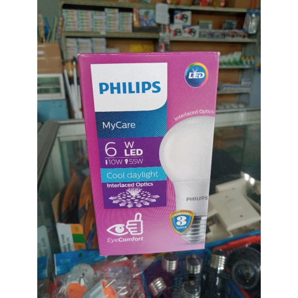 lampu Philips LED 6watt