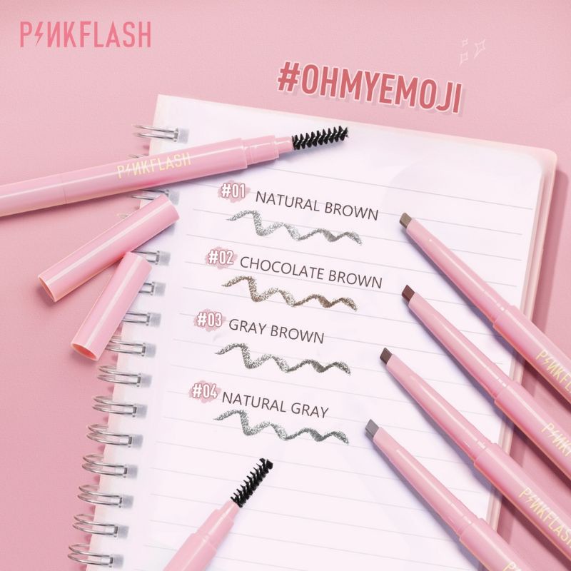 PINKFLASH OhMyEmoji Automatic Eyebrow Pencil Lasting 8 hours