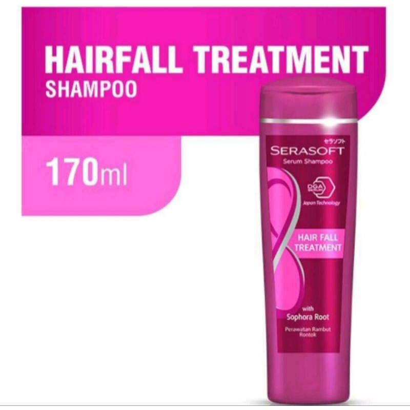 Serasoft Hair Fall Treatment 170ml Sampo Serasoft Shampoo 170 ml Shampo Serasoft Rambut Rontok 170ml