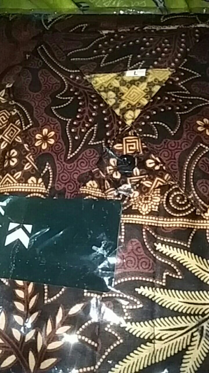 Kemeja Batik Pria Lengan Pendek Size M L Xl Xxl Katun Prima Casual Formal Non Formal Seragam Kantor