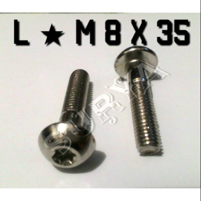 Baut Pangkon Cakram L Bintang M8 Honda