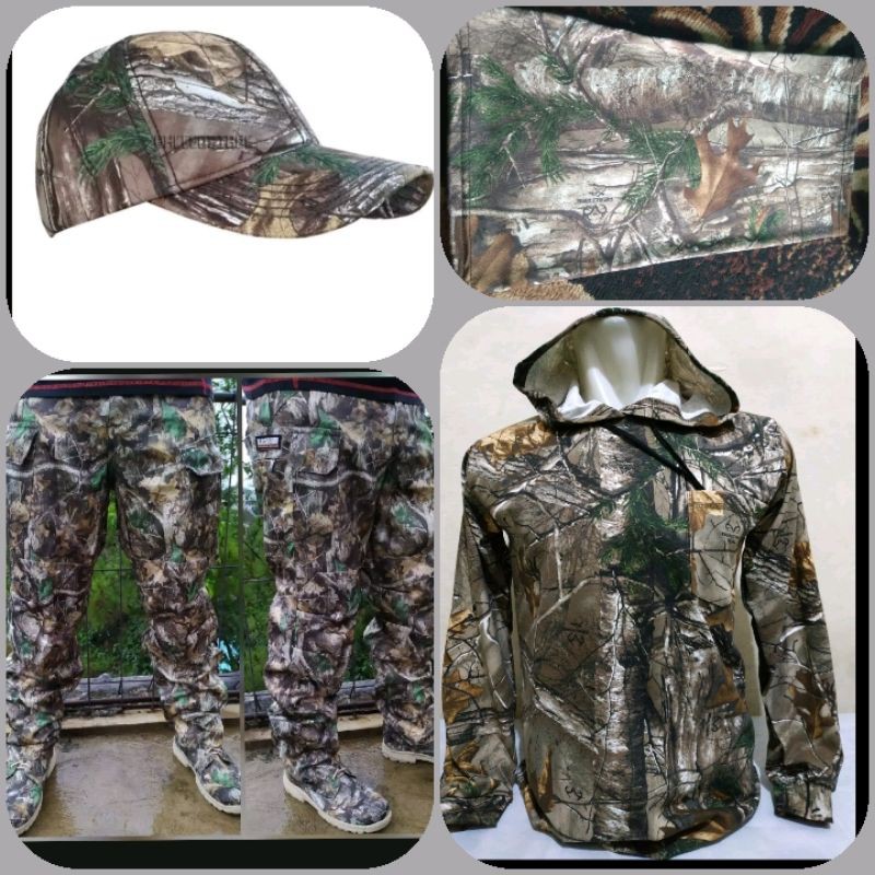 setelan camo realtree Xtra bahan impor