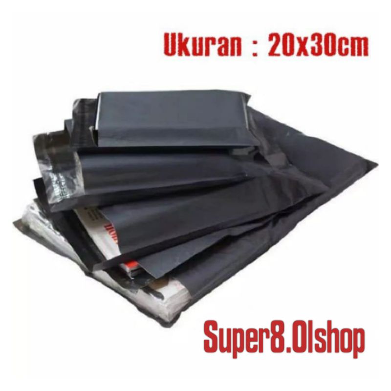 Polymailer/ Plastik Packing Olshop/ Plastik Polymailer ( Warna Hitam)⭐ Super8⭐