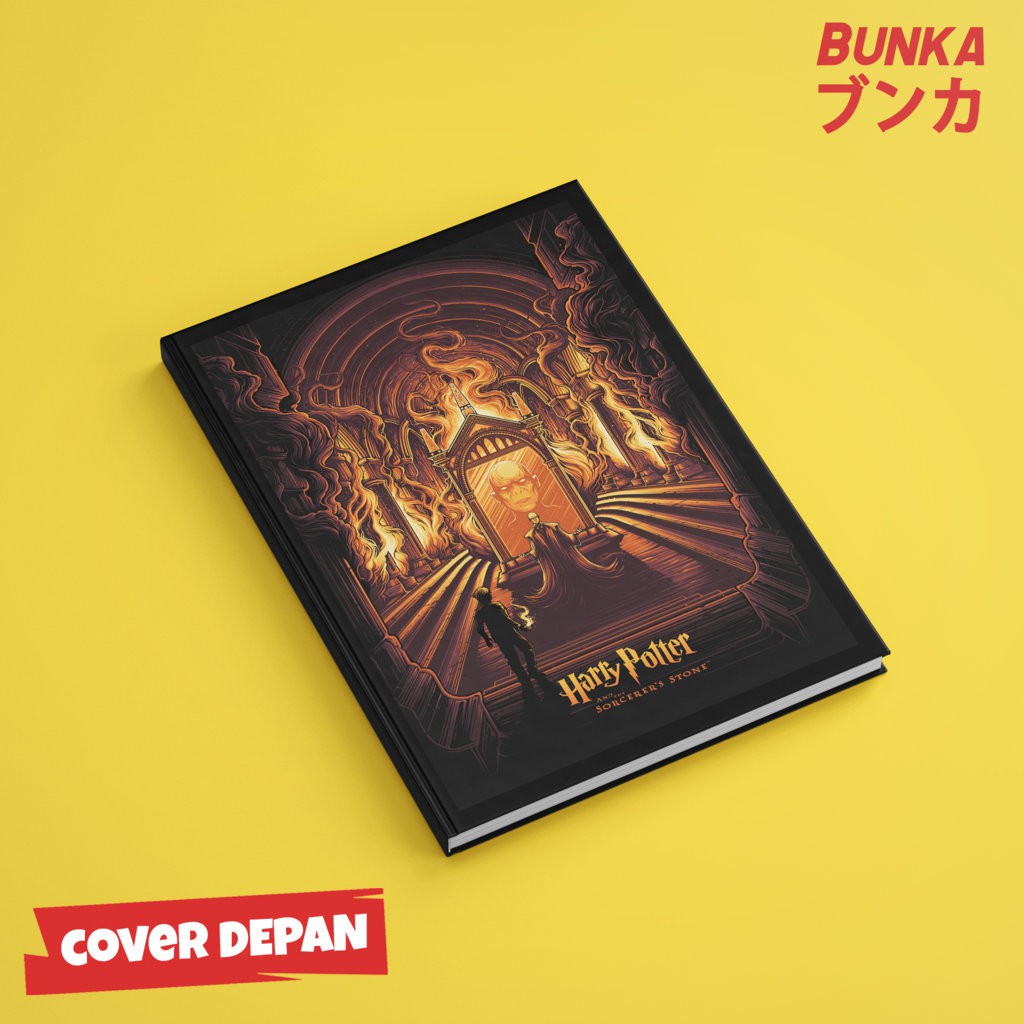 

Notebook Harry Potter and the Sorcerers Stone Art Cover Hardcover A5 Buku Tulis Catatan Note Agenda Jurnal Planner