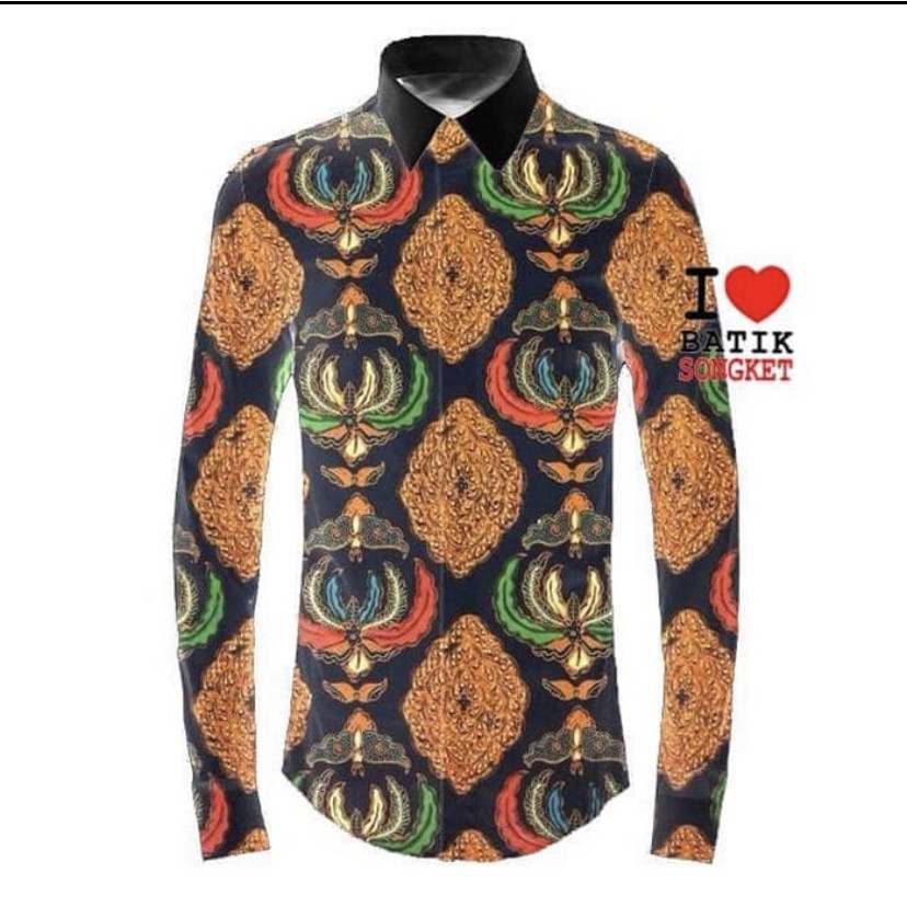 Kain Kemeja Batik Tulis Pria Wanita Lengan Pendek Panjang 66