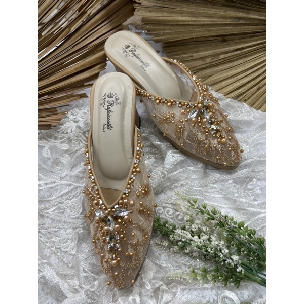 sepatu Rafaizoutfit sepatu wedding Alena nude tinggi 7cm tahu