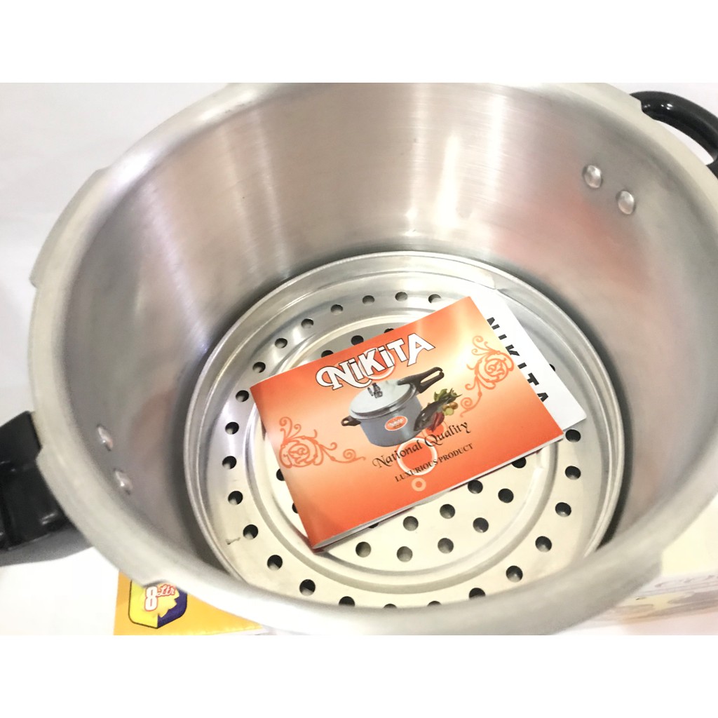 Panci Presto / Pressure Cooker Nikita Kapasitas 8 Liter