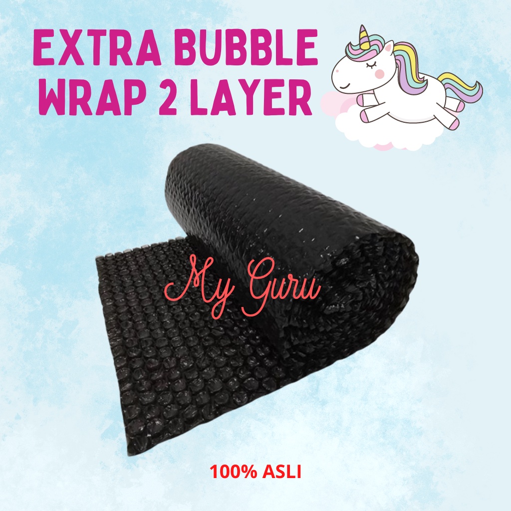 

TAMBAHAN BUBBLE WRAP 2 LAYER UNTUK KEAMANAN PRODUK