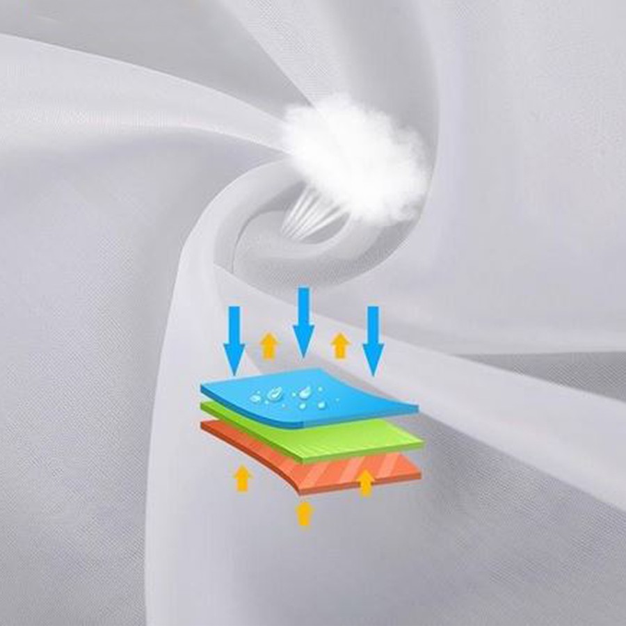 Jaket Transparan Korea Hoodie Wanita Parasut Fashion Sport-3