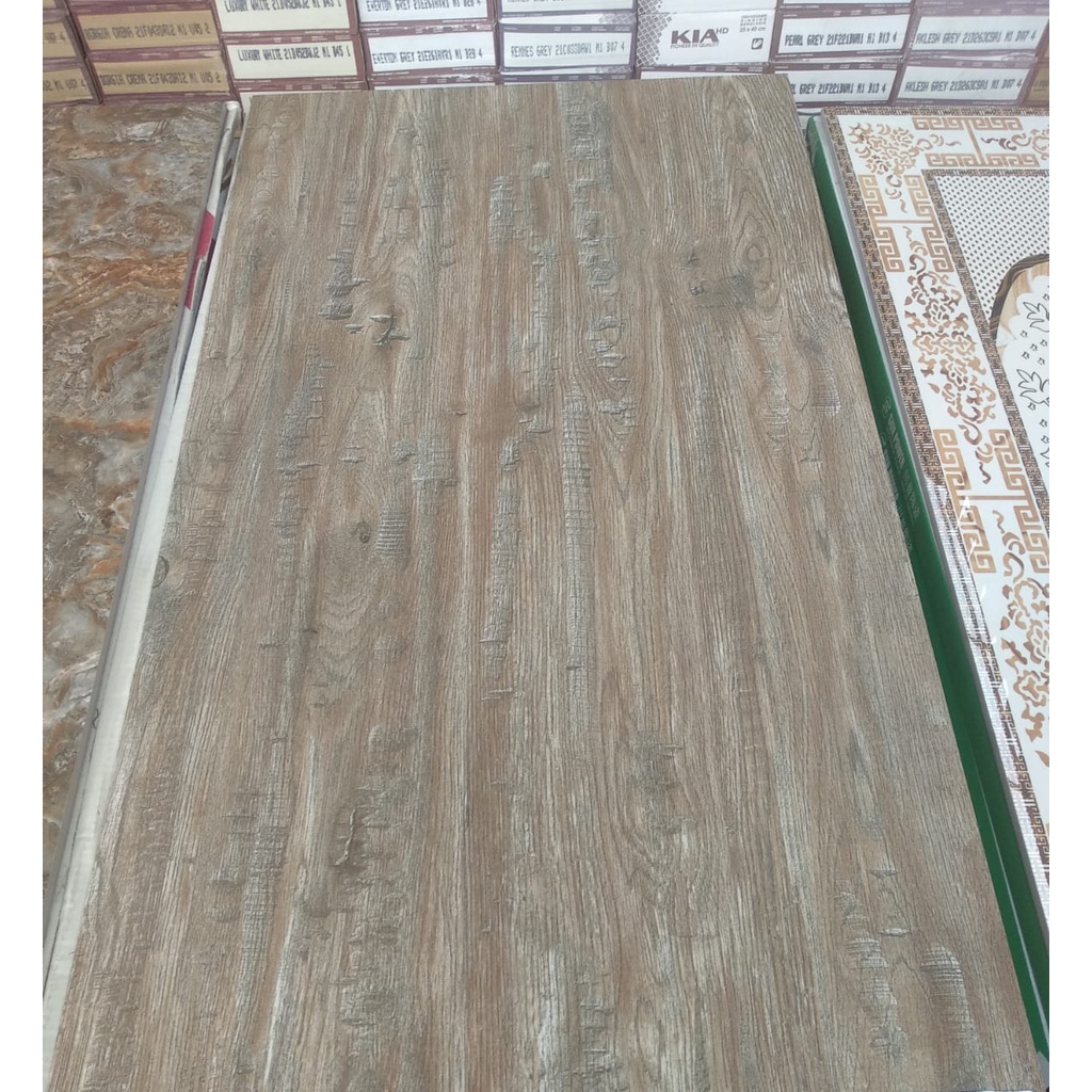 Granit Bois Coklat Corak Marmer 60x120 KIA