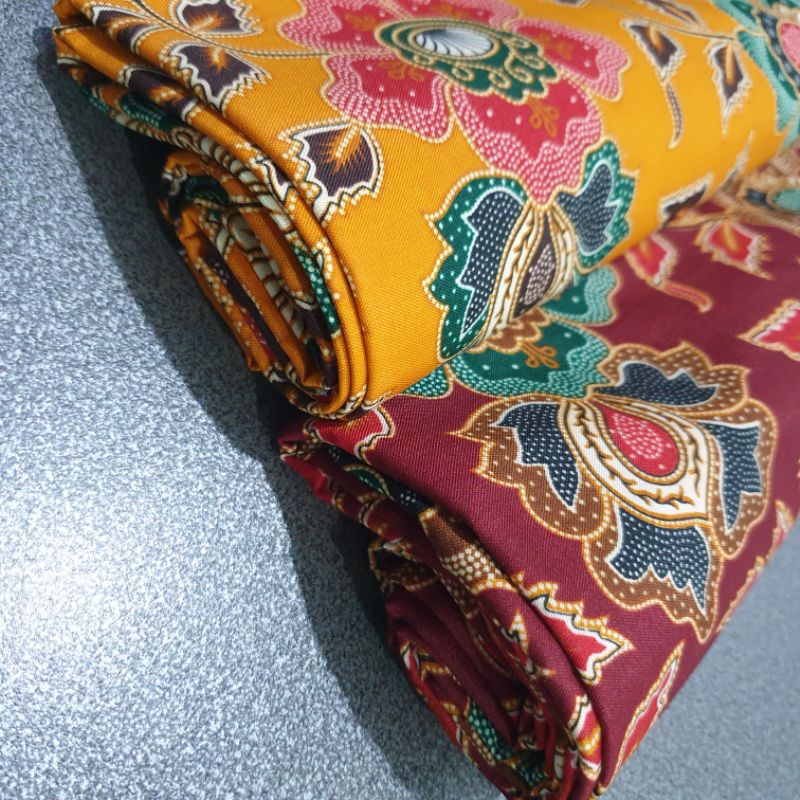 KAIN SEKAR MEKAR JARIK BATIK PEKALONGAN MOTIF BUNGA HALUS / KAIN BATIK PANJANG BY UNGGUL JAYA