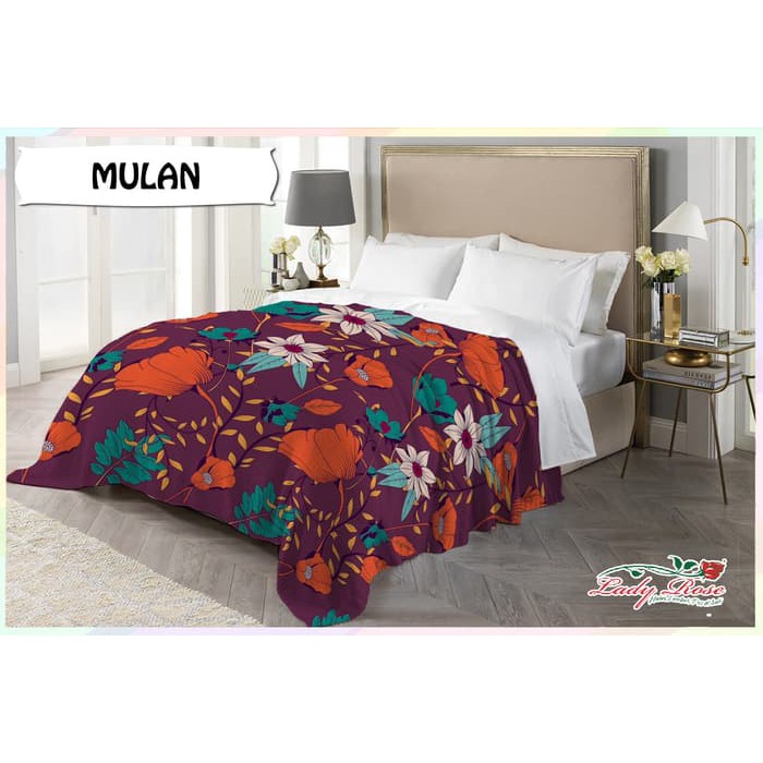Selimut Ladyrose Motif UK 160x200 / Selimut Bulu Halus Murah / Selimut Karakter