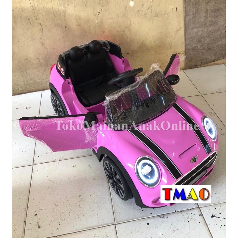 Mobil Aki Anak PMB MINI COOPER MORTEIN 7188 M7188 Mainan Anak Remot Kontrol Murah-5