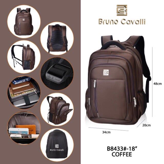 Ransel laptop bruno cavalli