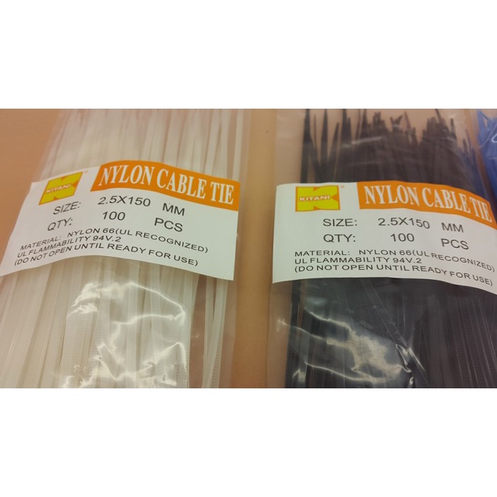 

Kabel Tis / Cable Tie / Kabel Ties 15 cm Merk KITANI Flash Sale
