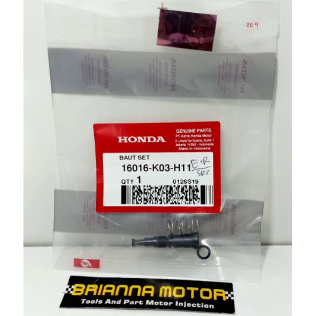SETELAN STASIONER BEAT FI - VARIO 125 150 REVO ORI HONDA 16016 K03 H11