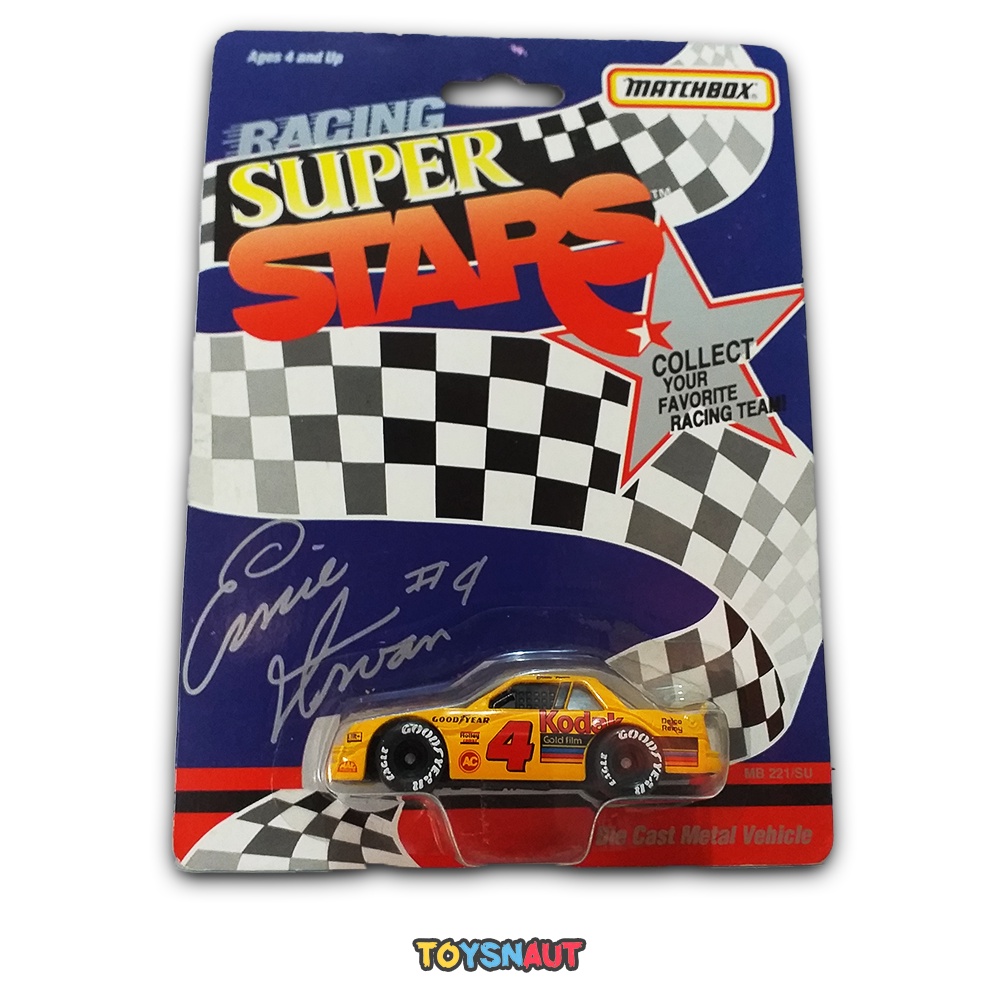MBX Matchbox Racing Super Stars Nascar kodak #4 Ernie Irvan 1992 Cars