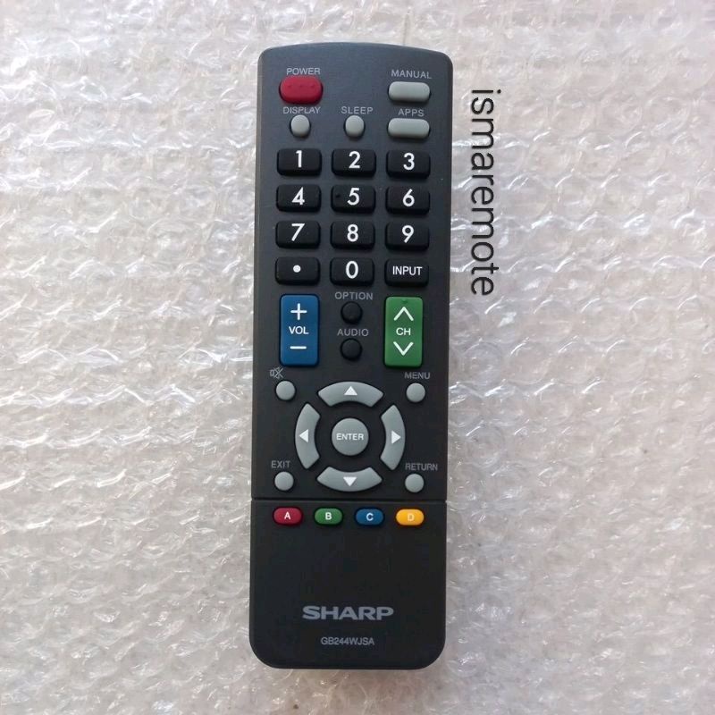 REMOTE REMOT TV SHARP AQUOS LCD LED GB244WJSA ORIGINAL