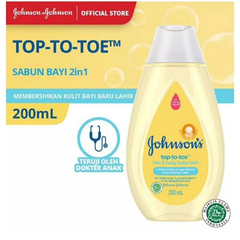 JOHNSONS TOP-TO-TOE HAIR &amp; BODY BABY 200 ML