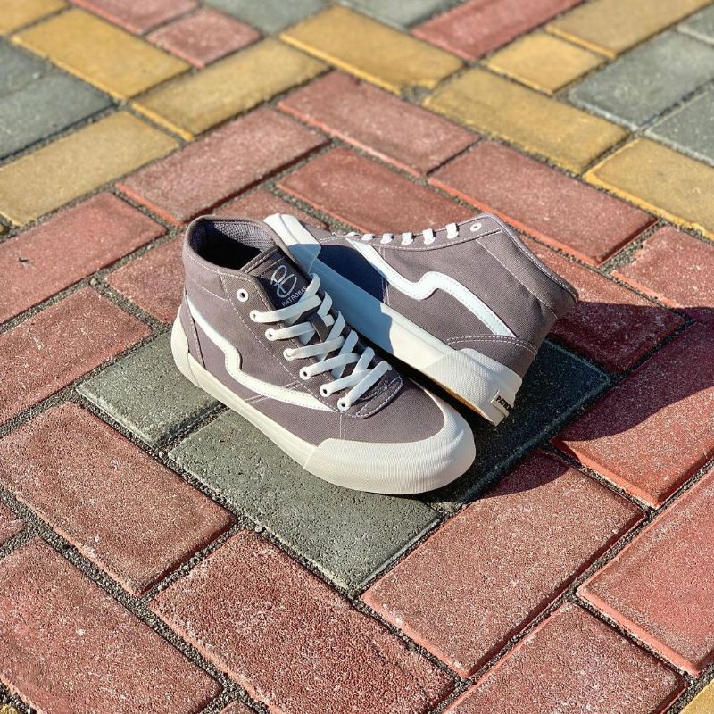 Sepatu Patrobas New Ivan Grey Charcoal High Cut | Sepatu Patrobas Original | Sepatu Kasual Abu Abu S