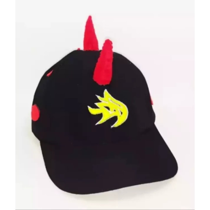 Topi Boboiboy Halilintar / Topi BoboiBoy Anak Laki Laki / Topi Anak BoboiBoy Bordir