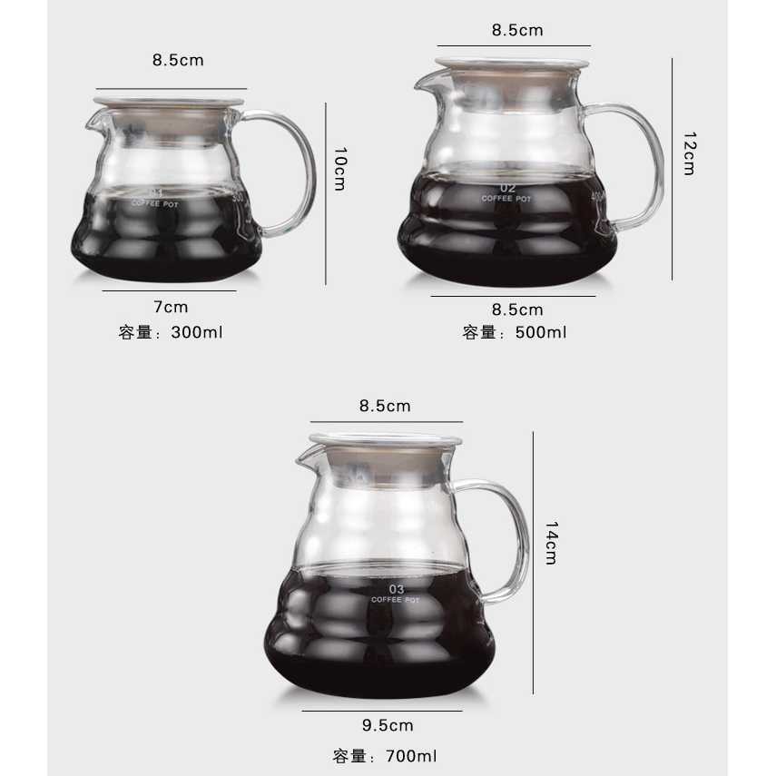 (BISA COD) OneTwoCups Coffee Maker Pot V60 Drip Kettle Teko Kopi Barista - SE101