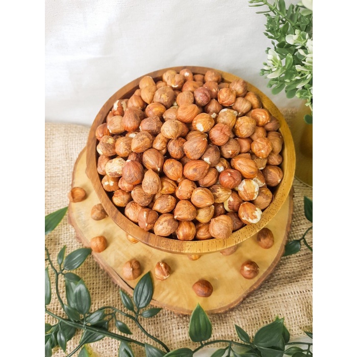 

54ekh Roasted Hazelnut 250 Gr / Kacang Hazelnut Panggang 250 Gr Premium - Roasted 60J