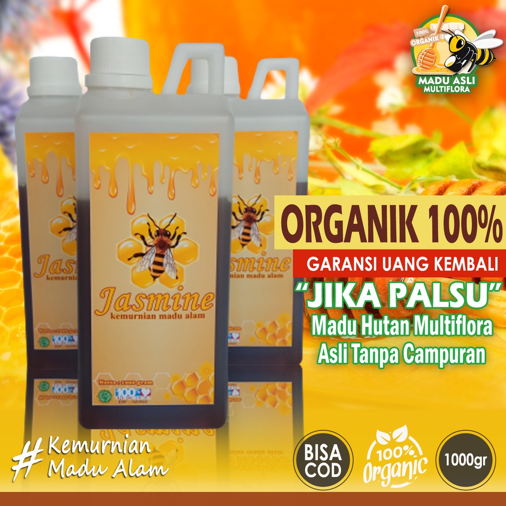 

Madu Asli 100% Tanpa Campuran Pure Multiflora