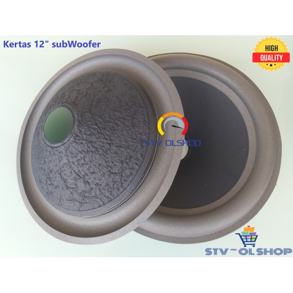 Kertas Speaker 12&quot; Subwoofer / Daun Speaker 12&quot; Subwoofer