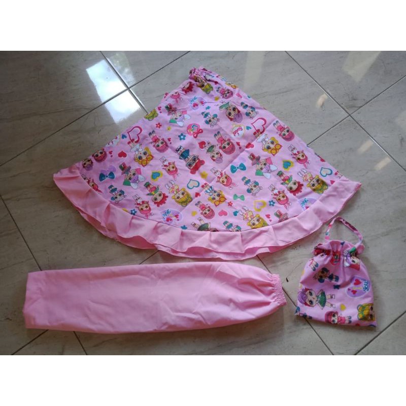 Mukena anak karakter LOL