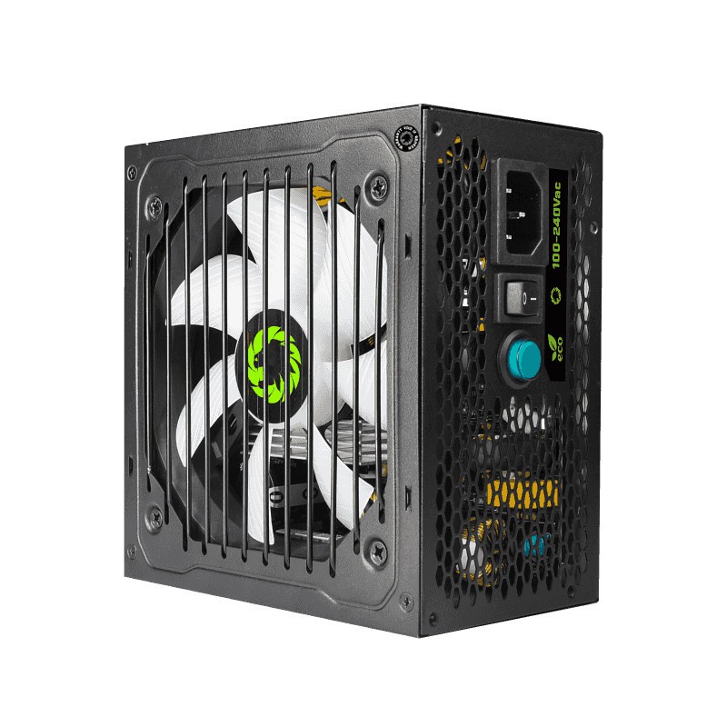 Power Supply GAMEMAX PSU VP-600-RGB 80+ Non Modular