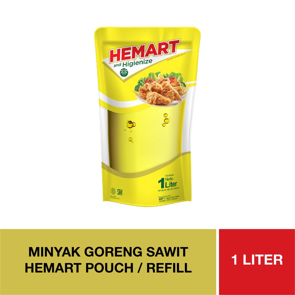 

Hemart Minyak Goreng Pouch 1L