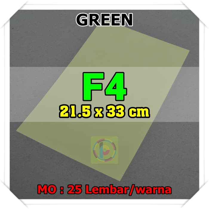 

Promo Kertas Karton Jasmine Uk. F4 GREEN HIJAU Murah
